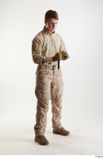 Casey Schneider in Basic Uniform Pose 2 standing whole body…